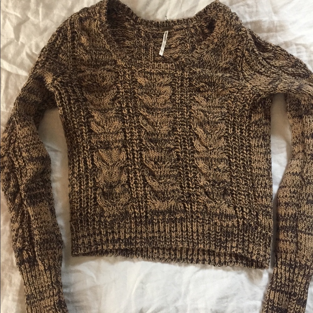 Free people cropped sweater